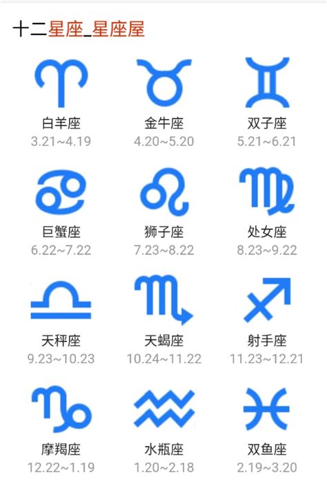 2/23星座|【十二星座日期/月份表】想要查星座生日是幾號？快。